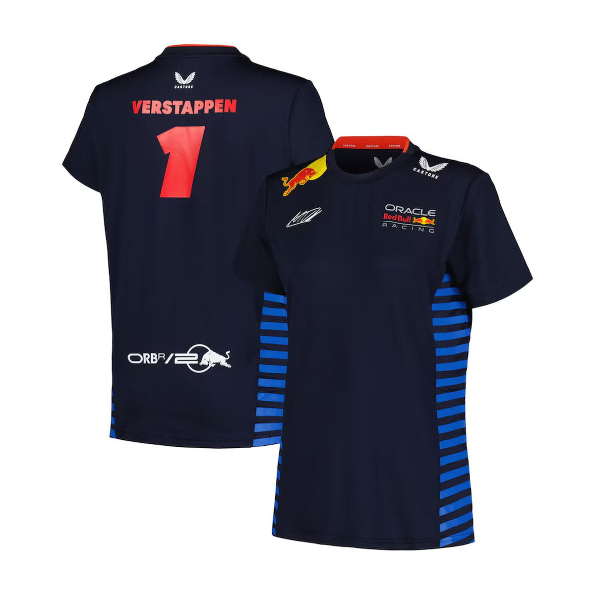 Max Verstappen Red Bull Racing Castore Women's 2024 Driver T-Shirt - Navy