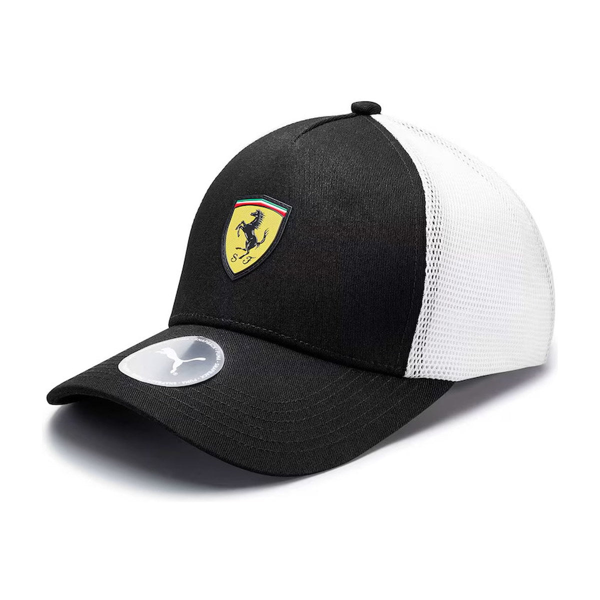 Scuderia Ferrari Puma Team Trucker Adjustable Hat - Black