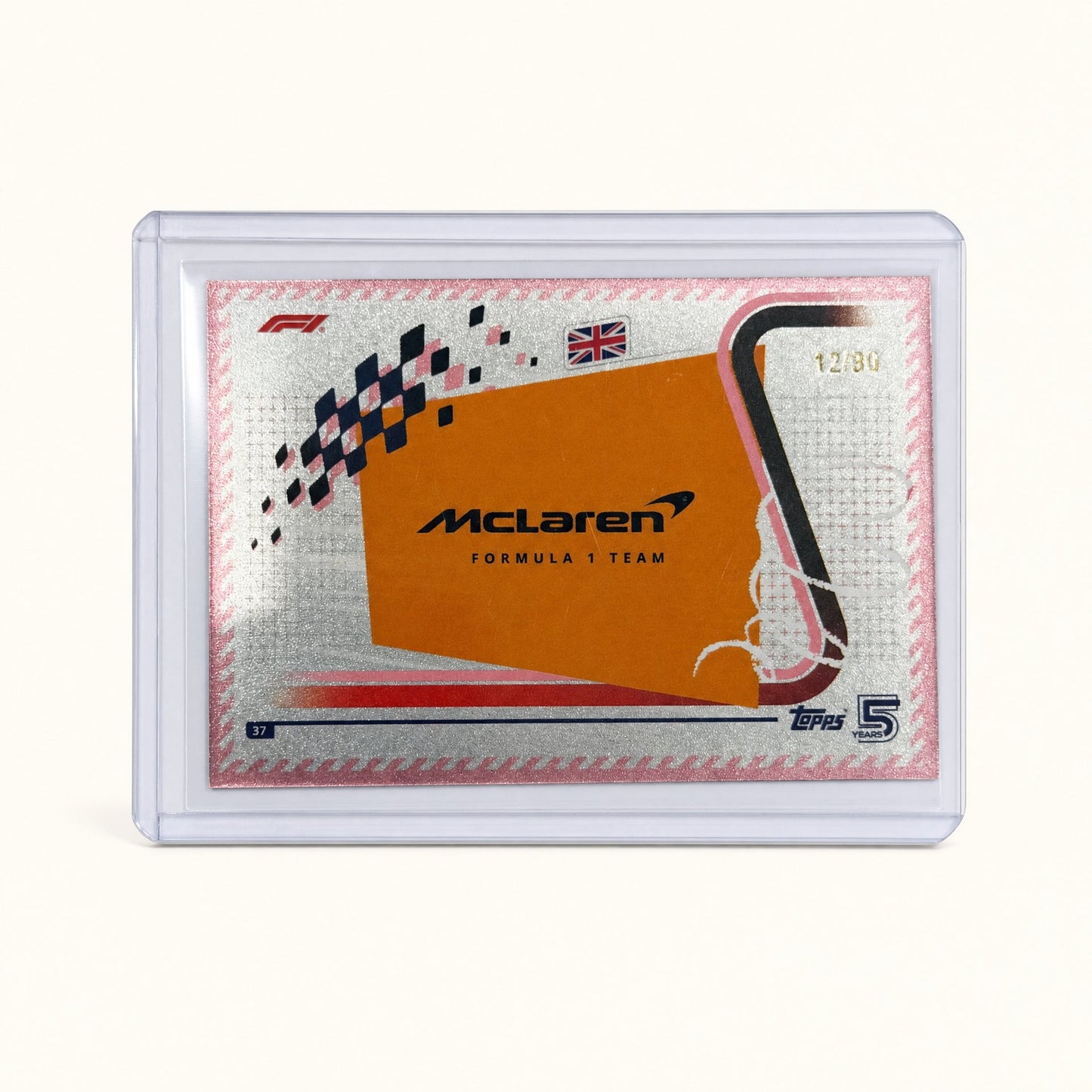 Topps Turbo Attax · McLaren Flag · serial 12/90
