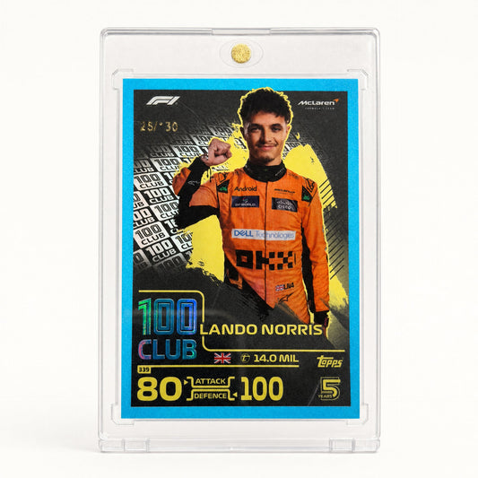 Turbo Attax · 100 Club · Lando Norris · serial 04/90