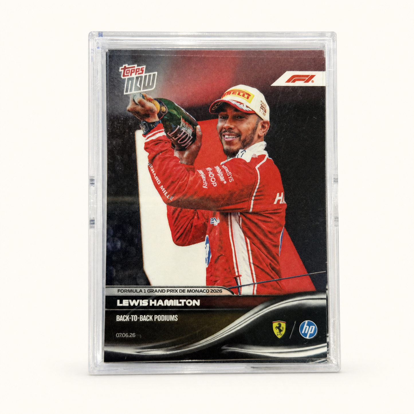 Topps Now · 07.06.26 · Lewis Hamilton back-to-back podiums in Monaco