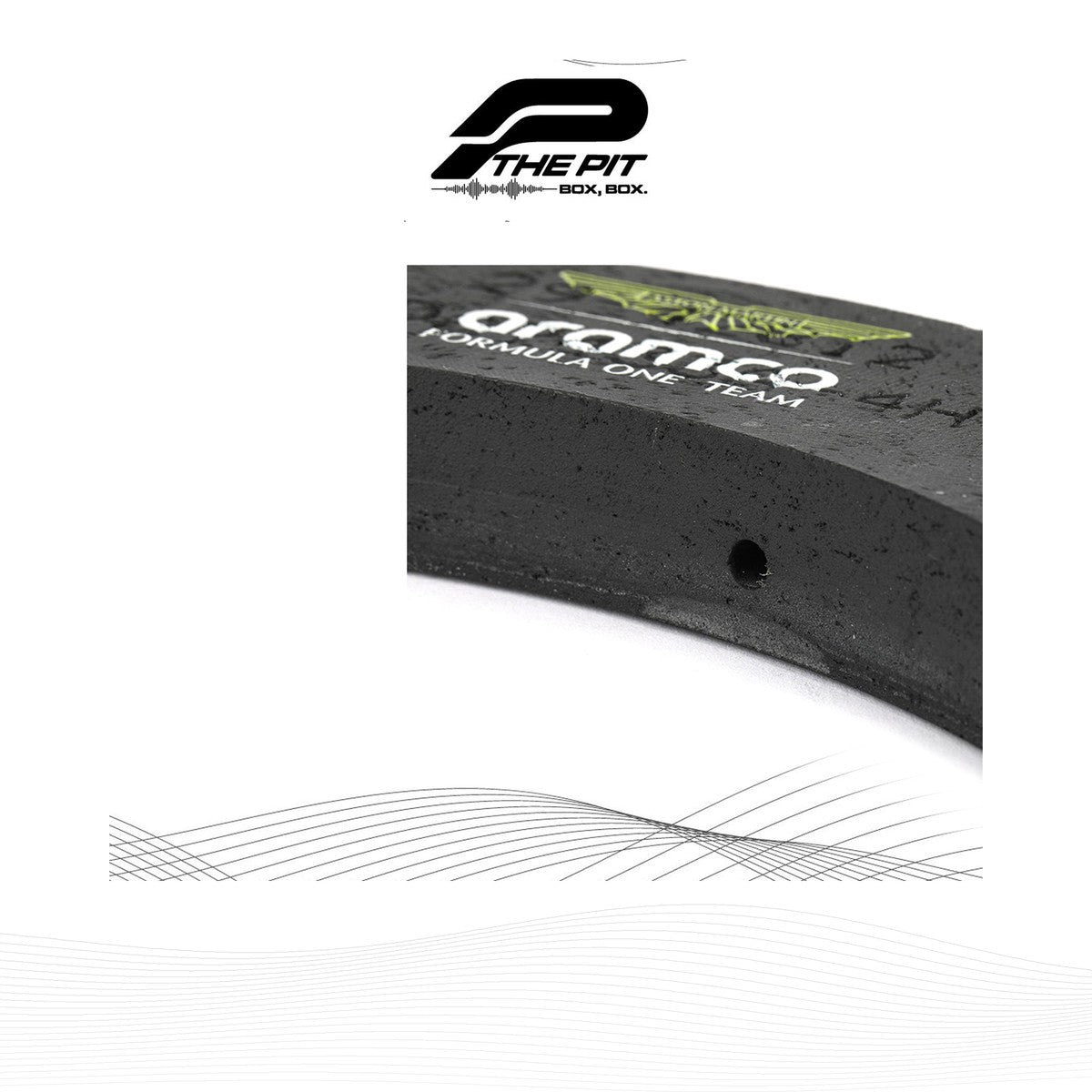 Race-Used Brake Pad — Aston Martin Aramco