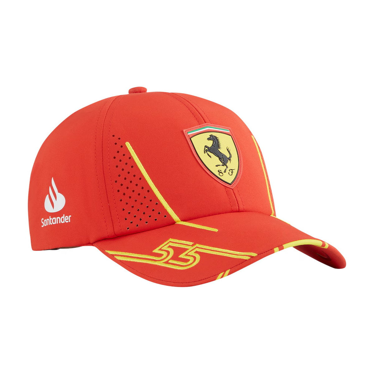 Carlos Sainz Scuderia Ferrari Puma 2024 Replica BB Adjustable Hat - Red