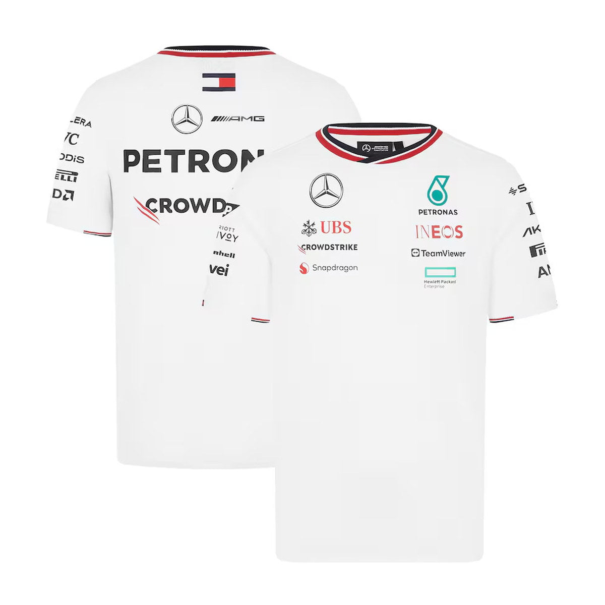 Mercedes-AMG Petronas F1 Team 2024 Replica Driver T-Shirt - White