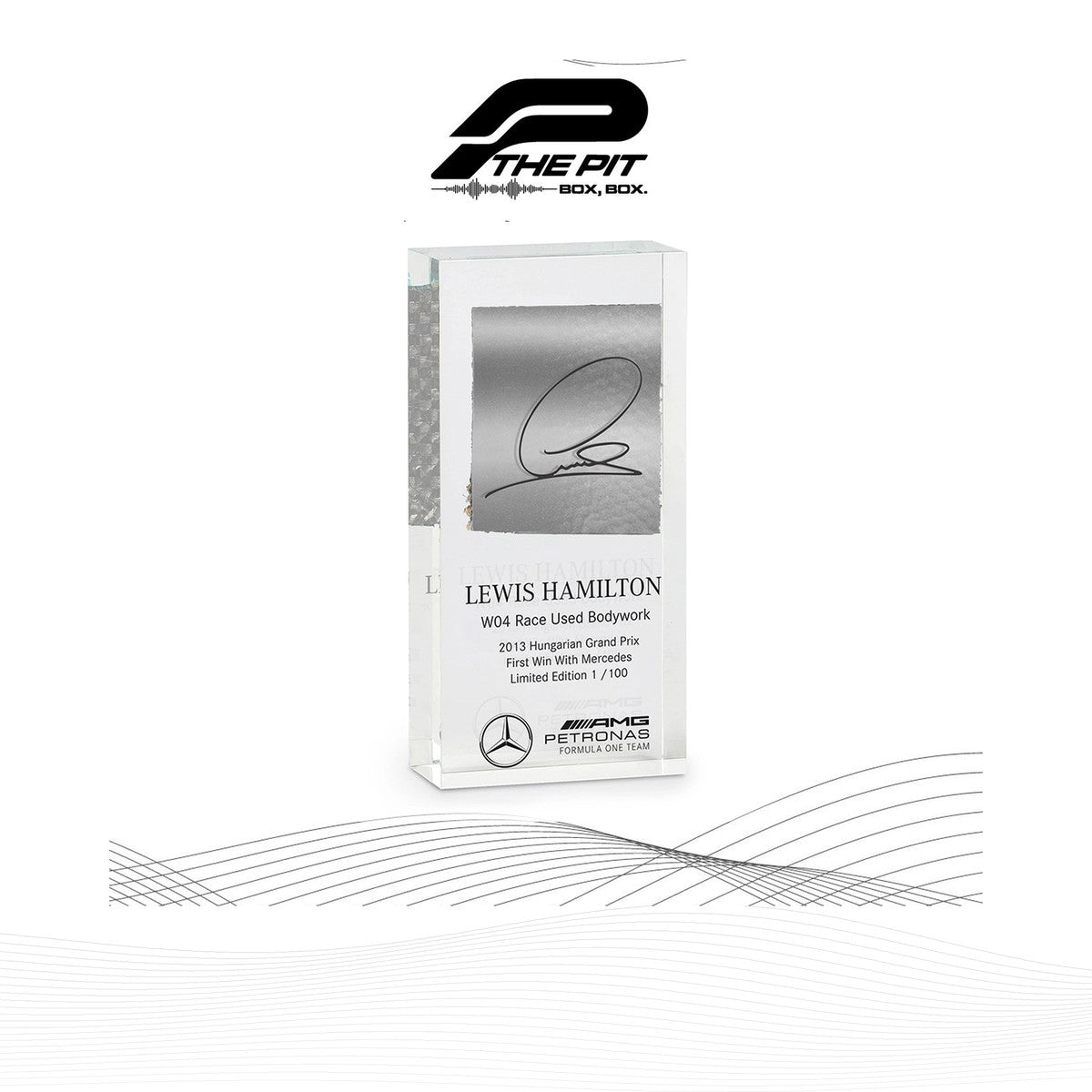 Lewis Hamilton First Win Acrylic Edition 100/100