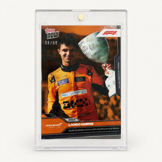 Topps Now · Lando Norris Dutch GP win · serial 06/99