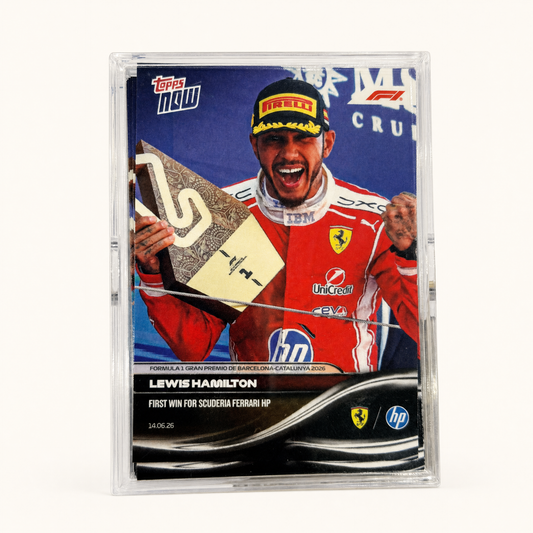 Topps Now · 14.06.26 · Lewis Hamilton first win for Scuderia Ferrari HP