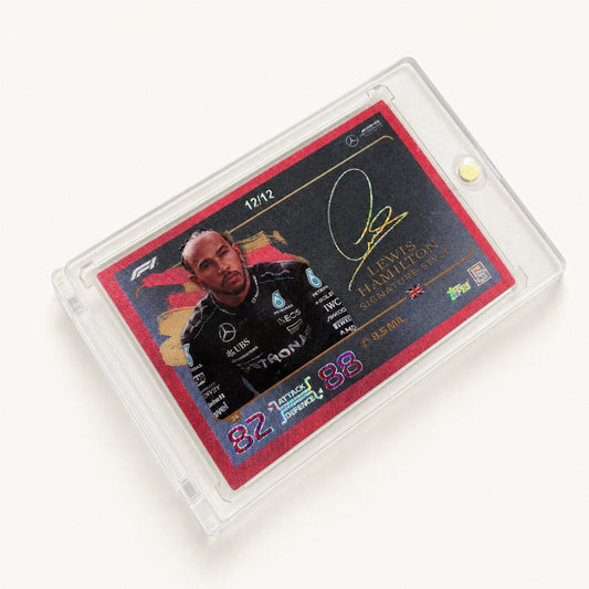 Turbo Attax · Signature Style · Lewis Hamilton · serial 12/12