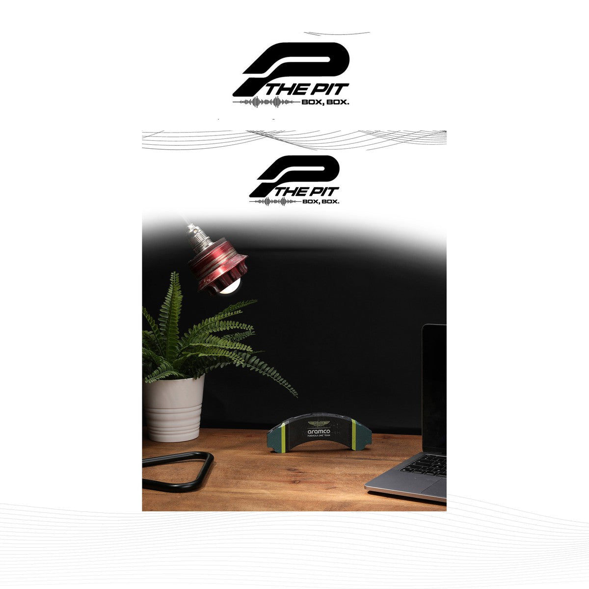Race-Used Brake Pad — Aston Martin Aramco