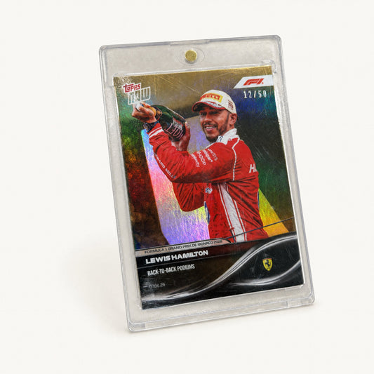 Topps Now · Lewis Hamilton back-to-back podiums · serial 12/50