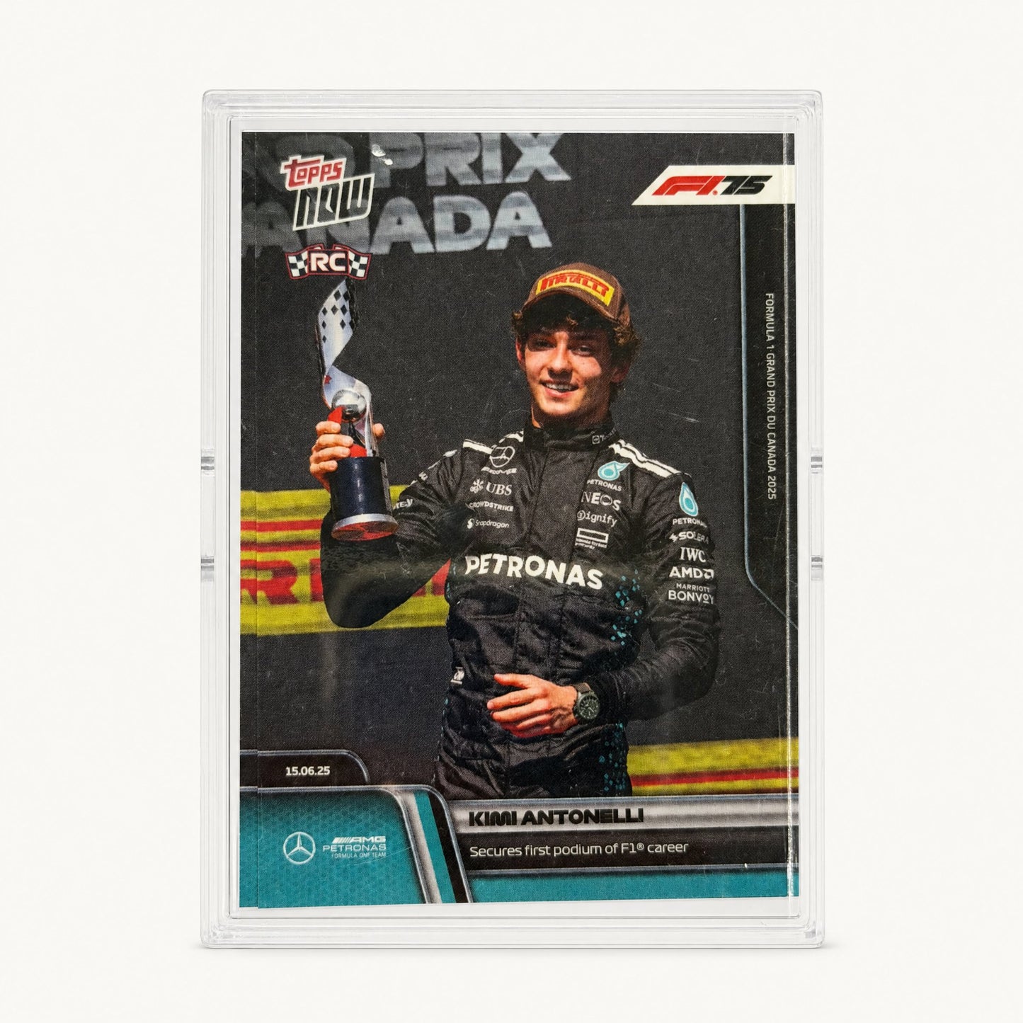 Topps Now · 15.06.25 · Kimi Antonelli first career podium