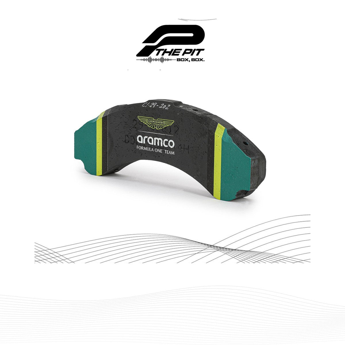 Race-Used Brake Pad — Aston Martin Aramco