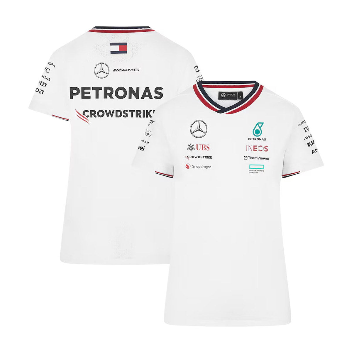 Mercedes-AMG Petronas F1 Team Women's Replica Team Driver T-Shirt - White