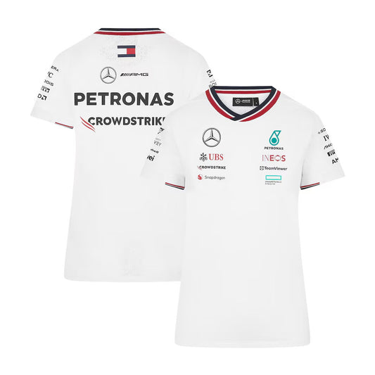Mercedes-AMG Petronas F1 Team Women's Replica Team Driver T-Shirt - White