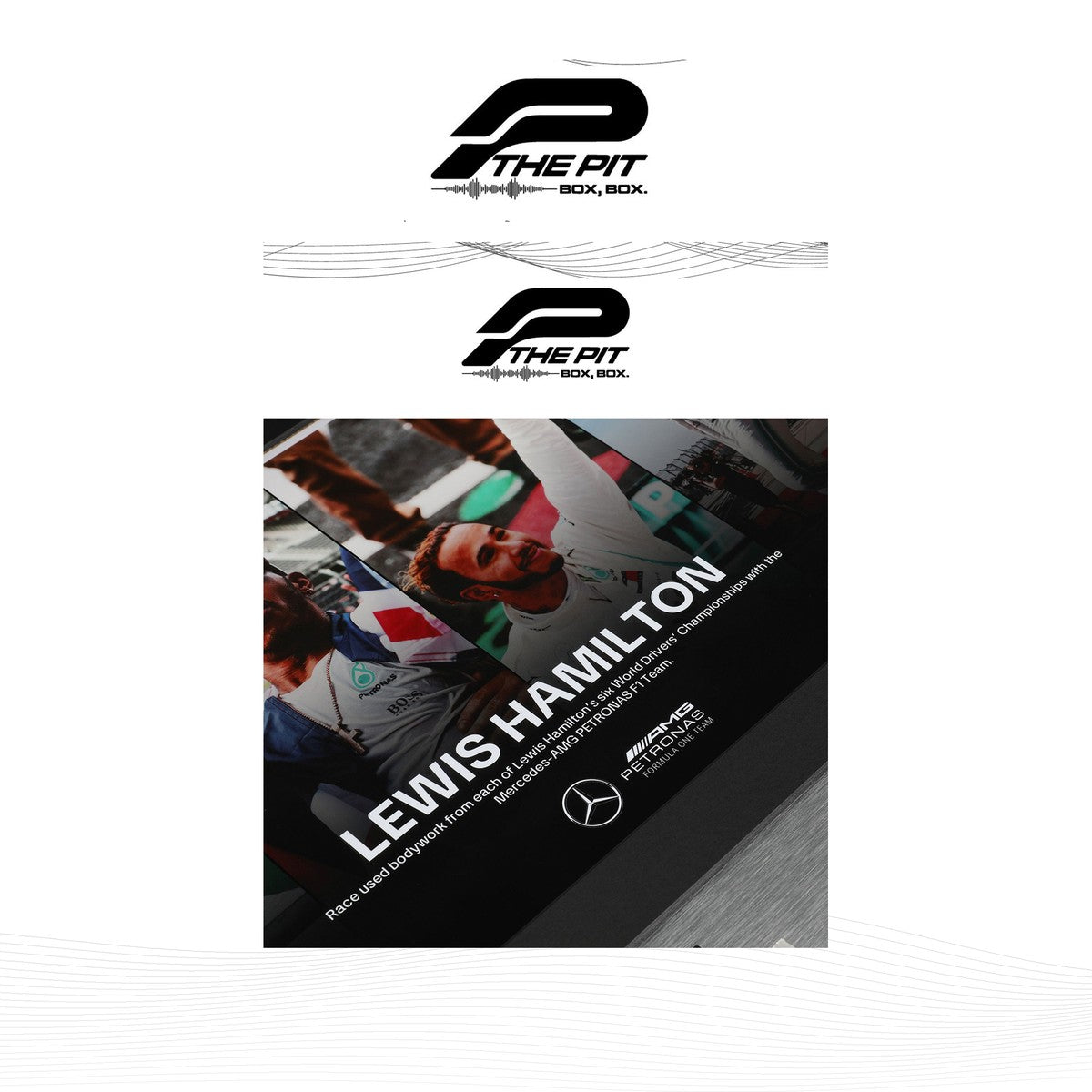Lewis Hamilton 6 Titles Poster Edition 10/44