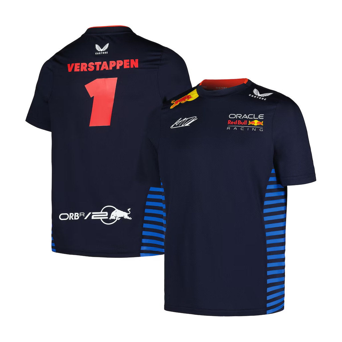 Max Verstappen Red Bull Racing Castore Youth 2024 Driver T-Shirt - Navy