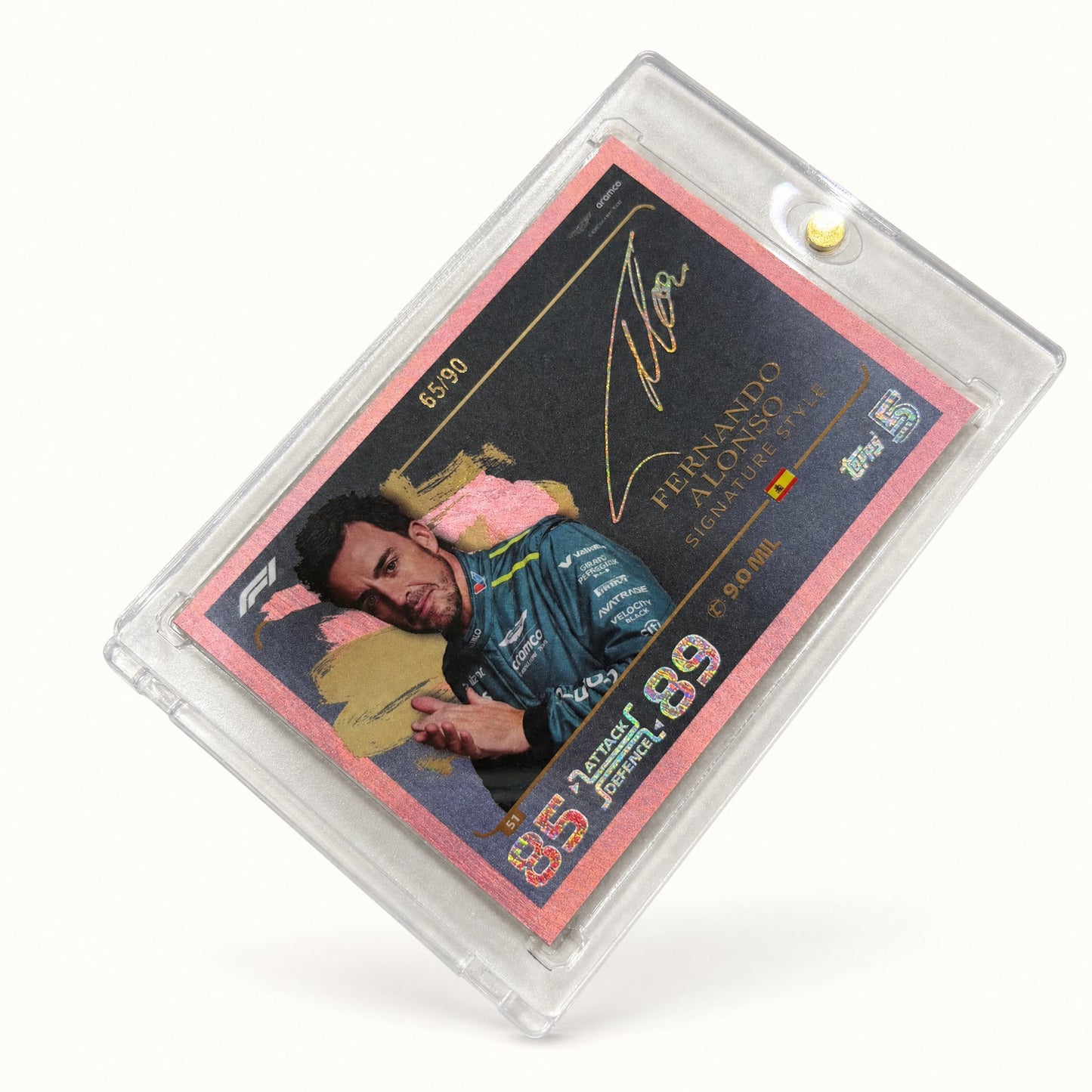 Turbo Attax · Signature Style · Fernando Alonso · serial 65/90