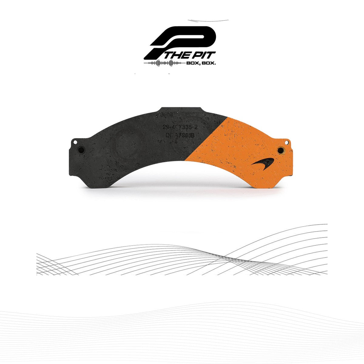 Race-Used Brake Pad — McLaren