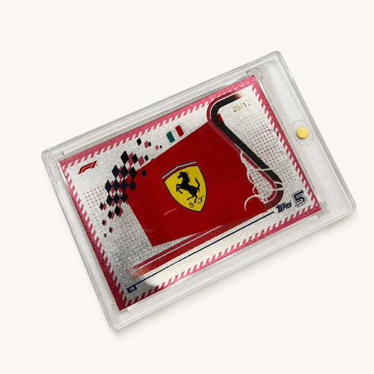 Turbo Attax · Ferrari Flag · serial 08/12