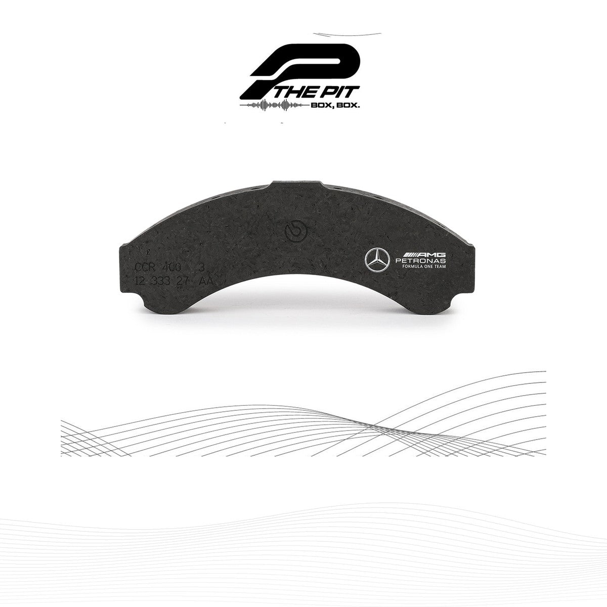 Race-Used Brake Pad — Mercedes-AMG Petronas