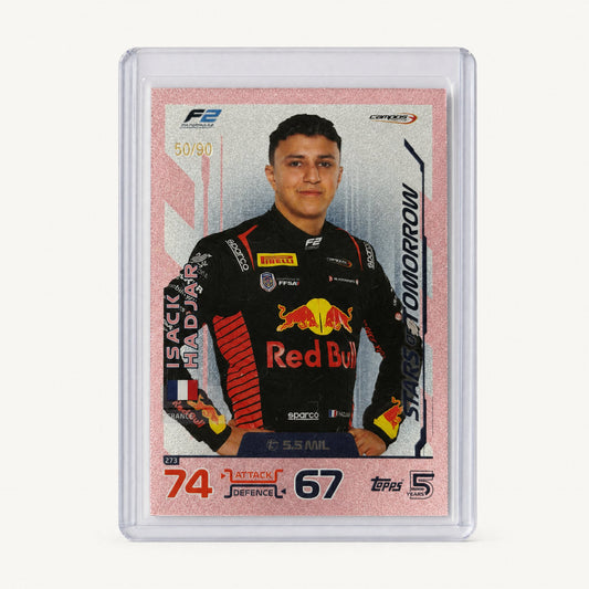Topps Turbo Attax · Stars of Tomorrow · Isack Hadjar · serial 50/90
