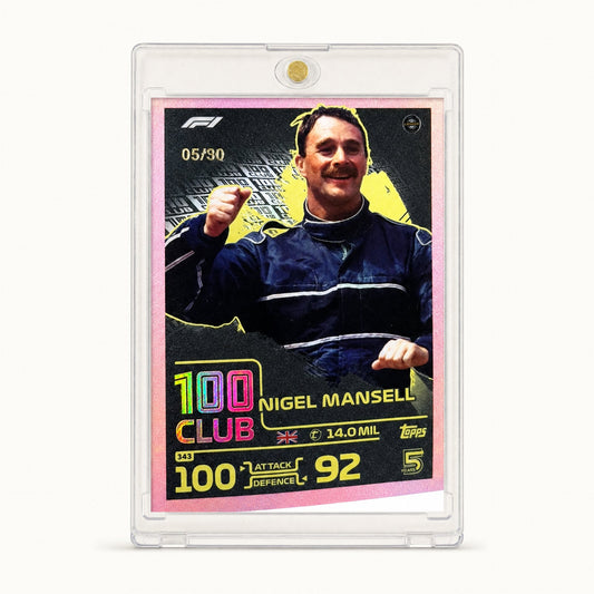 Turbo Attax · 100 Club · Nigel Mansell · serial 05/90