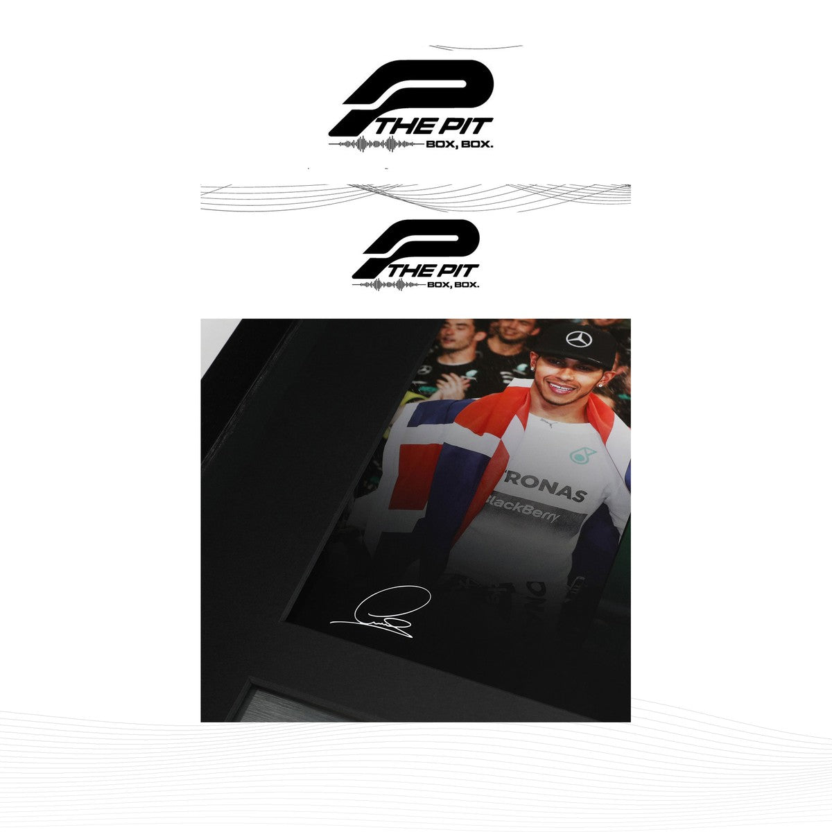 Lewis Hamilton 6 Titles Poster Edition 10/44