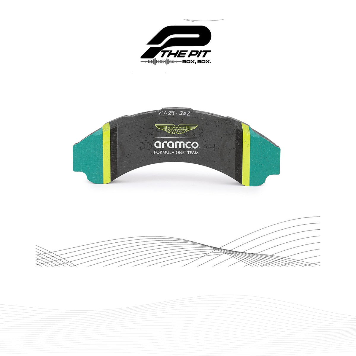 Race-Used Brake Pad — Aston Martin Aramco