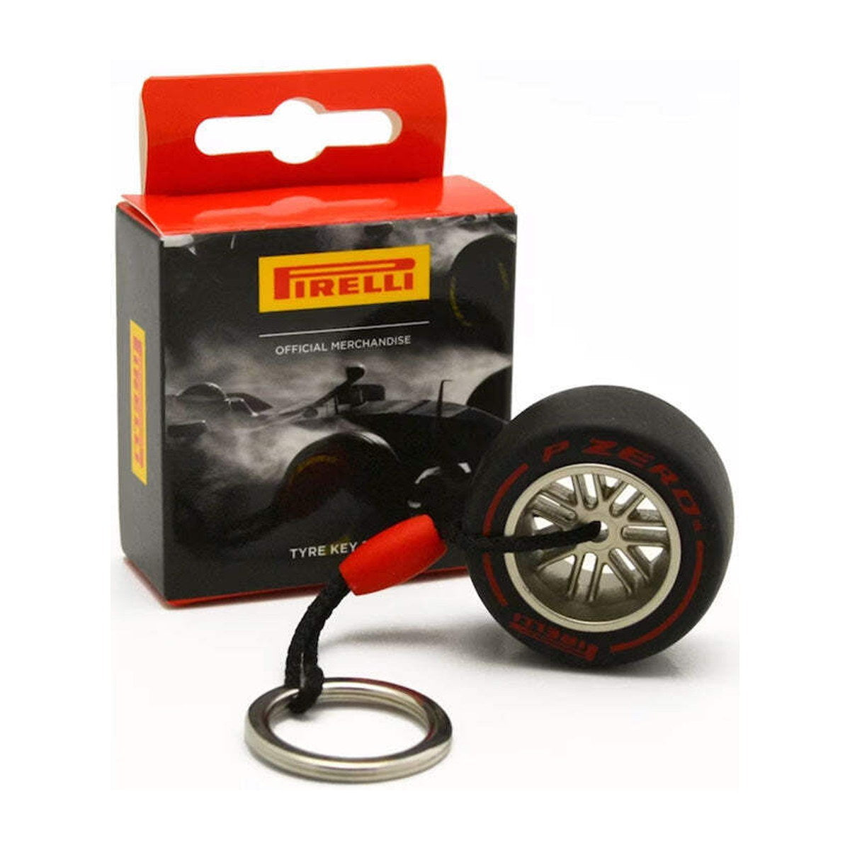 Pirelli Keychain — Red