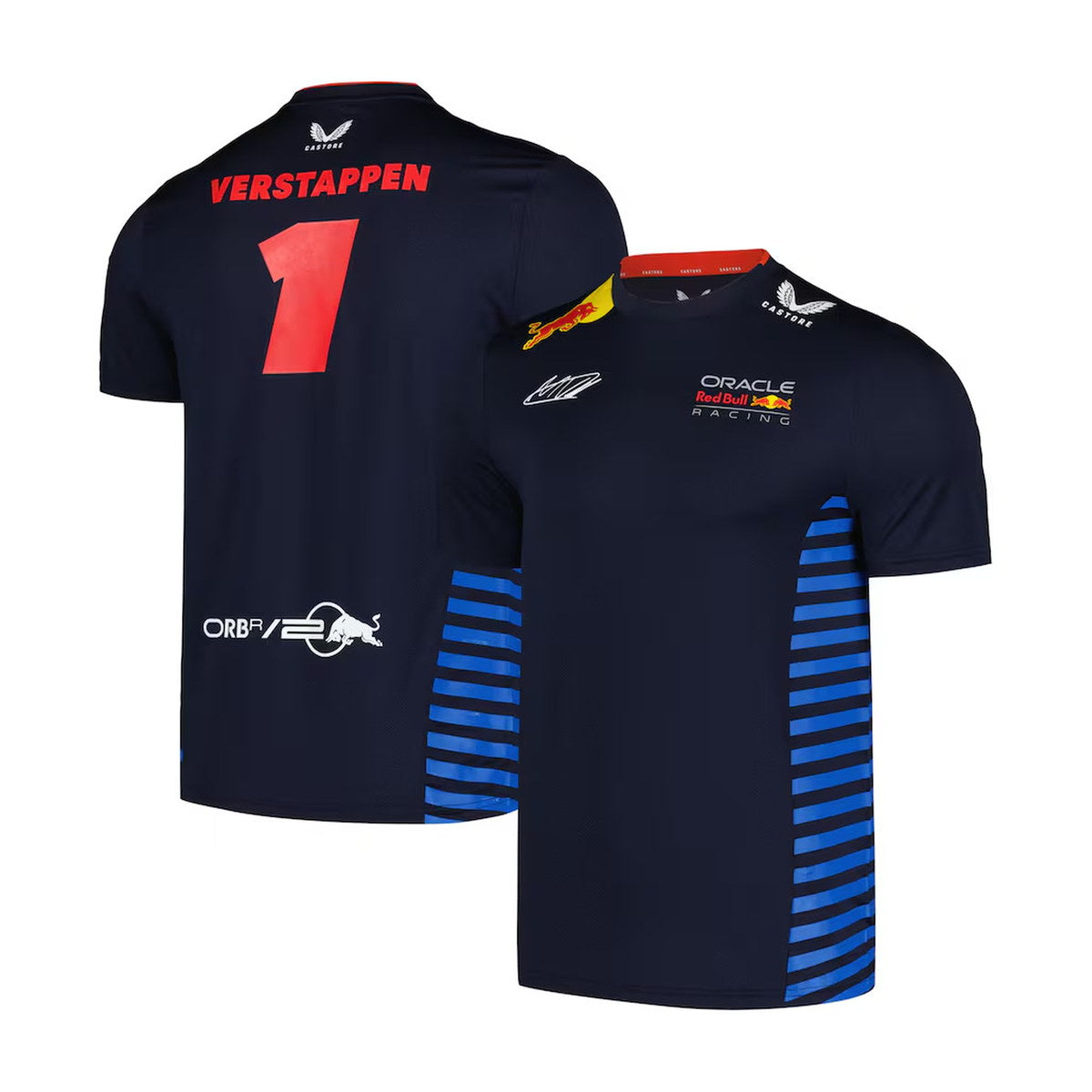 Max Verstappen Red Bull Racing Castore 2024 Driver T-Shirt - Navy