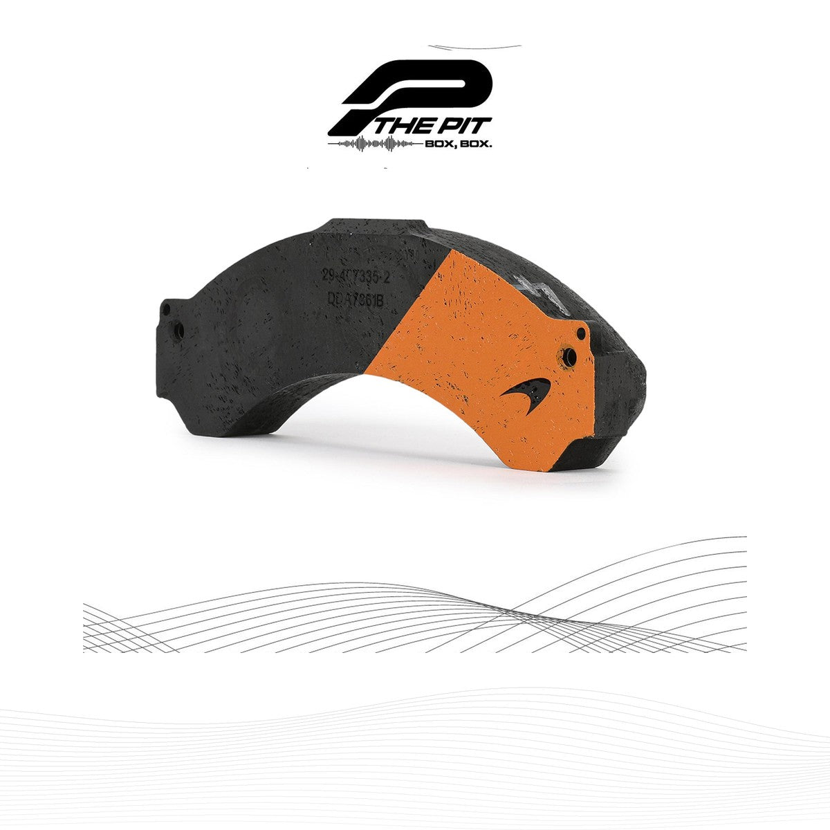 Race-Used Brake Pad — McLaren