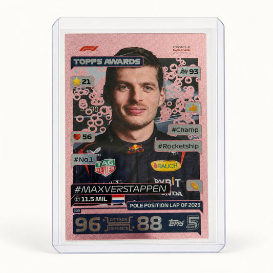 Topps Turbo Attax · Pole Position Lap of 2023 · Max Verstappen · serial 53/90