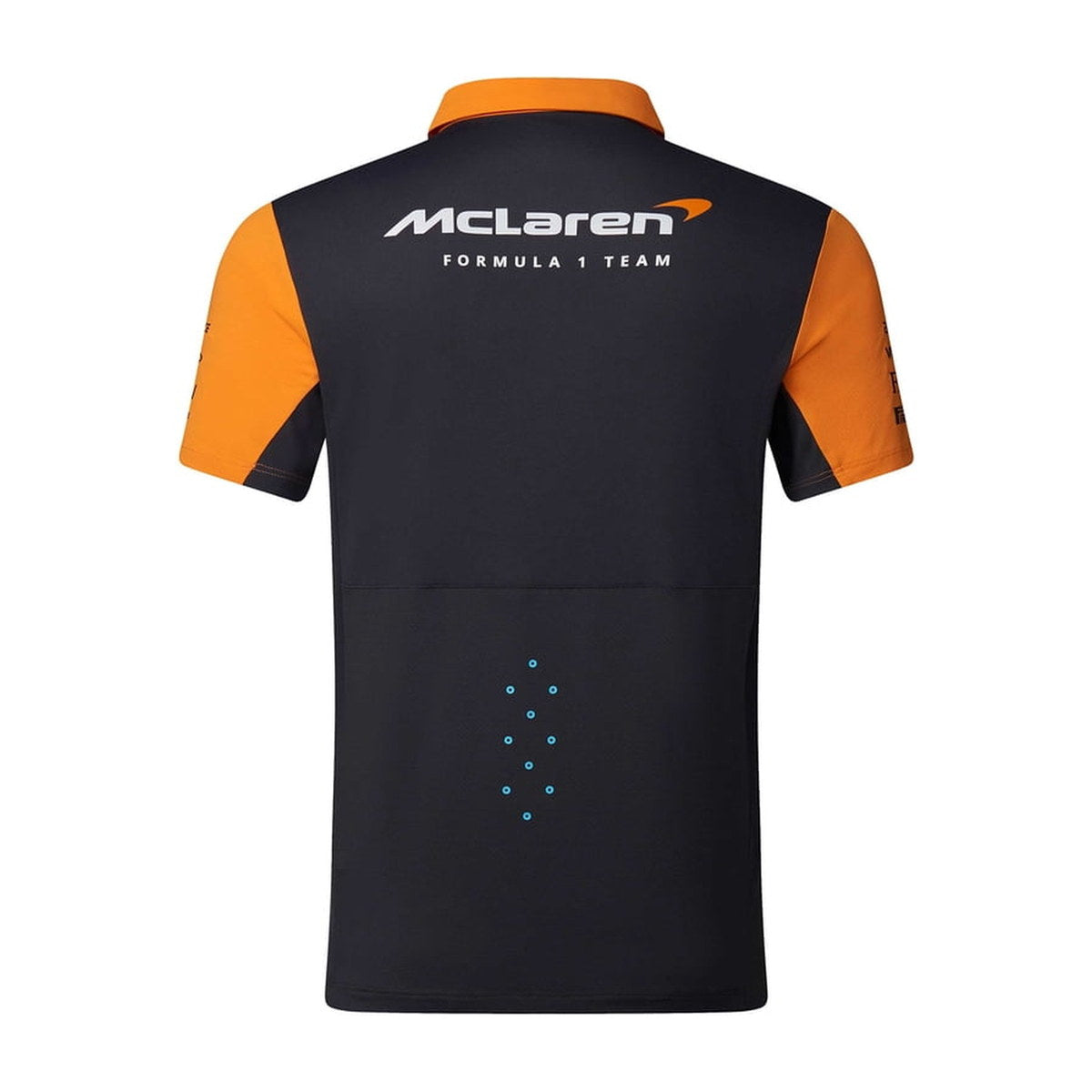 McLaren F1 Team Castore 2023 Replica Polo - Orange/Charcoal