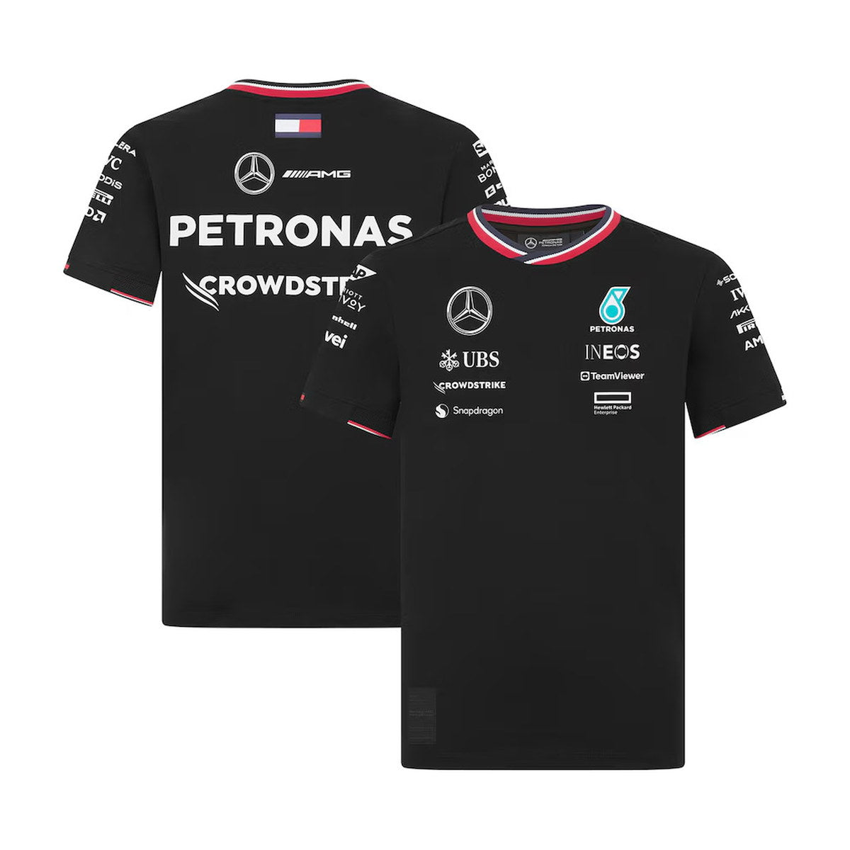 Mercedes-AMG Petronas F1 Team Youth Replica Team Driver T-Shirt - Black
