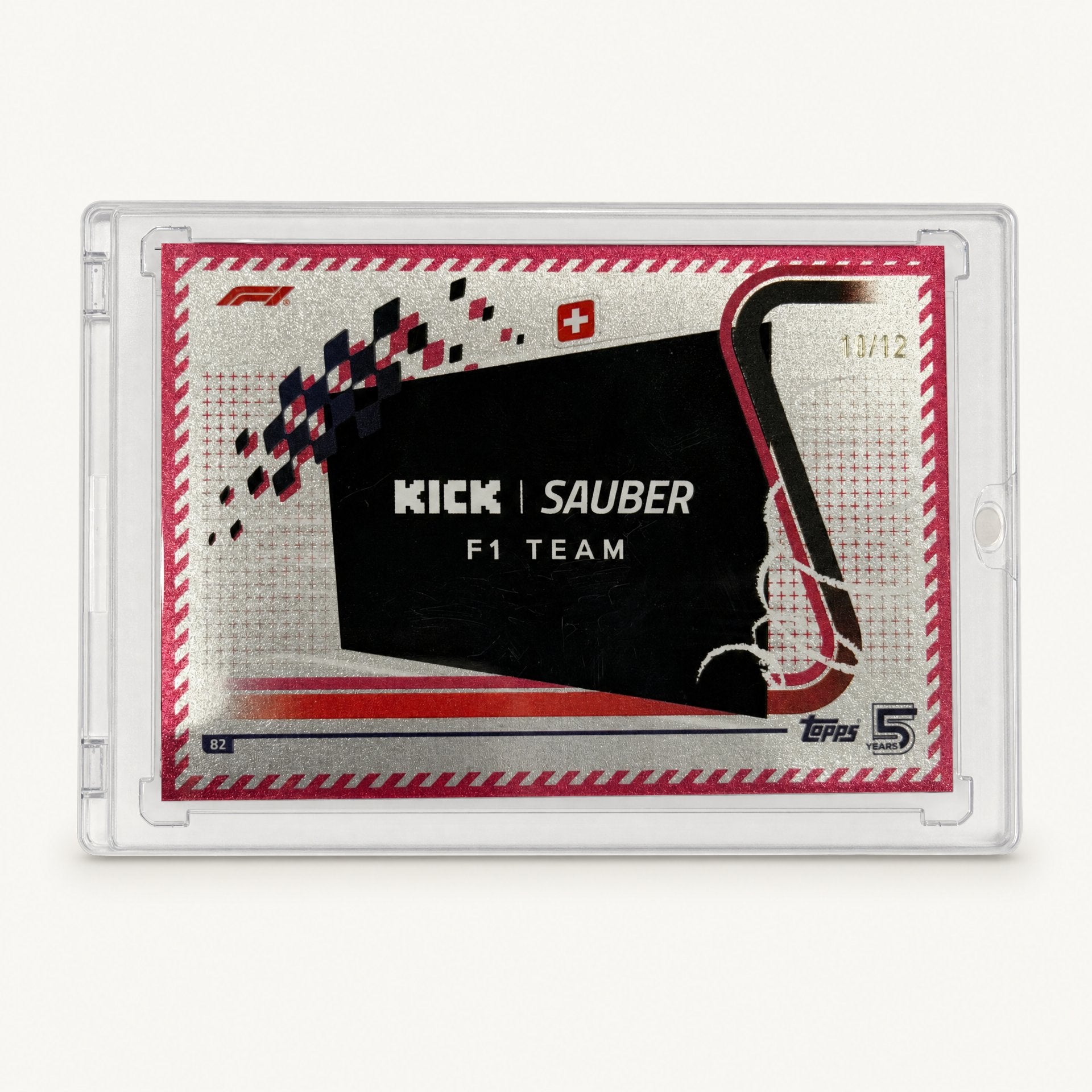 Topps Turbo Attax · Sauber Flag · serial 11/12