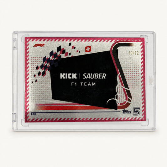 Topps Turbo Attax · Sauber Flag · serial 11/12